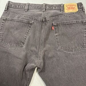 JEANS STRAGHT Levi's 501 Shrink-to-Fit MENS 38 X 32 BLACK BUTTON FLY